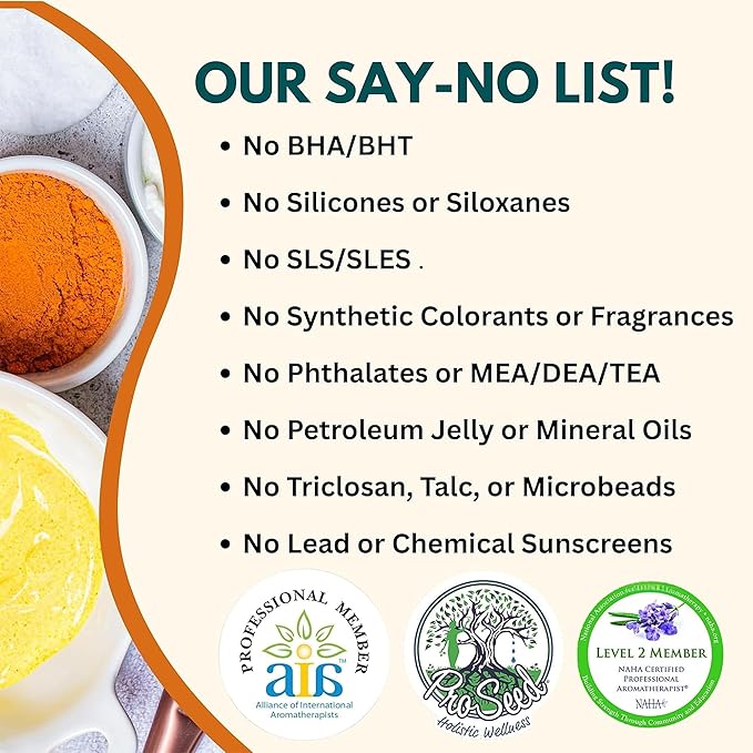 ProSeed Turmeric Vitamin C Clay Mask – Face & Body Powder Mask with Oats, Aloe & Natural Clays for Sensitive Skin, Pores, Blemish Appearance, Even Skin Tone Scarring, Dull Skin, Blackheads