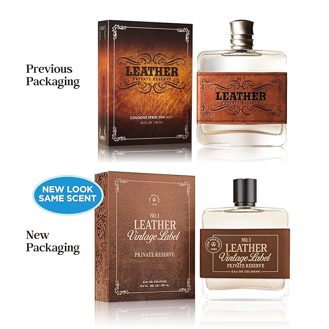 Tru Western Leather #1 Private Reserve Men's Cologne, 3.4 fl oz (100 ml) - Masculine, Woodsy, Leathery
