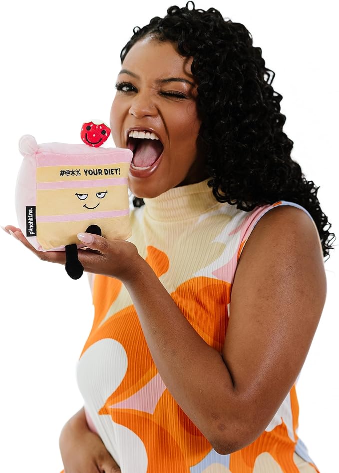 Punchkins Cake Plushie - Screw Your Diet Funny & Sassy Food Plush Toy for Gifting
