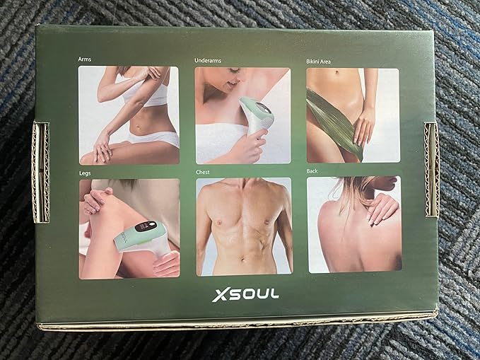 IPL Laser Hair Removal, Painless Hair Remover for Women & Men, Ideal for Armpits, Legs, Face & Bikini, At-Home Long-Lasting Hair Reduction