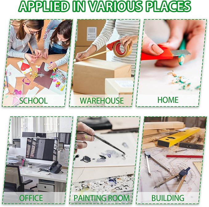 4 Pack Box Cutter, 9mm Snap-off Utility Knife, Box Cutter Retractable for Opening Packages Cartons, Box Opener, Disposable Razor Knife Exacto Knife Perfect for Office and Home use