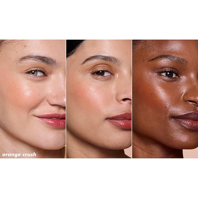 e.l.f. Sheer For It Blush Tint, Multi-Use, Long-Lasting Lip & Cheek Makeup, Creates A Natural Flush Finish, Vegan & Cruelty-Free, Orange Crush