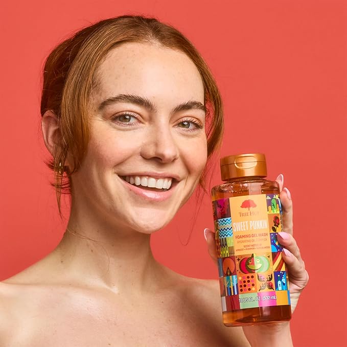 Tree Hut Daily Essentials Skincare Trio | Sweet Punkin Body Wash & Hand Wash + Meyow Body Butter | Cleanse, Hydrate & Refresh | Long-Lasting Fall Pumpkin Spice Scents | 3-Piece Set