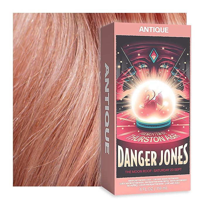 Danger Jones Semi-Permanent Hair Color (Antique - Rose Gold)