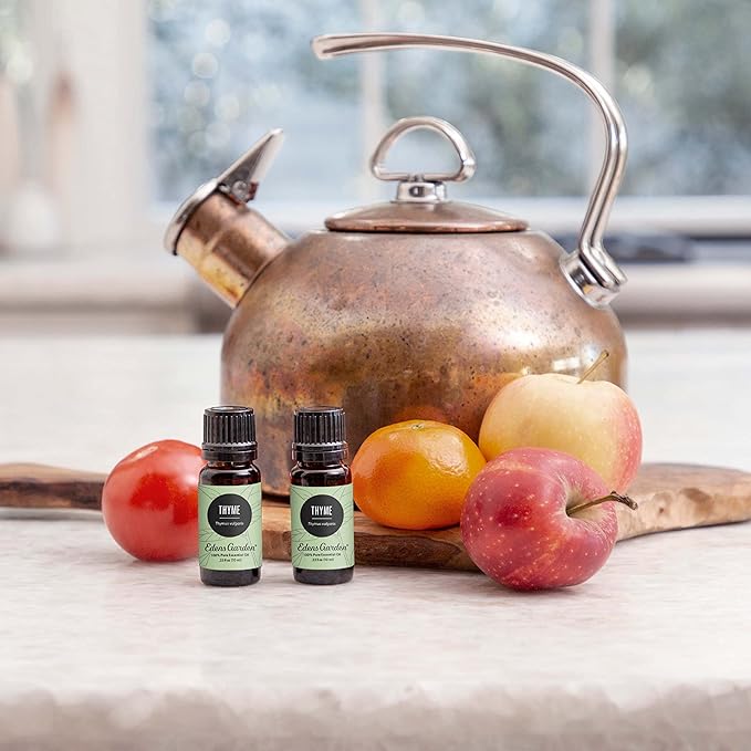 Edens Garden Thyme Essential Oil- 100% Pure Premium Grade, Undiluted, Natural, Therapeutic, Aromatherapy, The Best for Diffuser, Candle, Laundry, Kid Safe 10 ml (.33 fl oz)