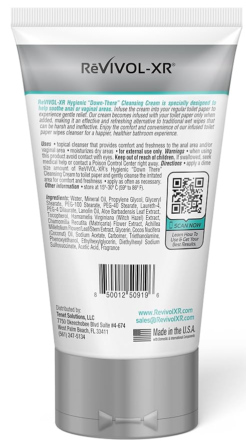 Hygienic Cleansing Lotion, Gentle Relief + Soothing Aloe & Witch Haze for Discomfort of "Down-There" Sensitive Areas, Makes 300+ Wet Wipes from Toilet