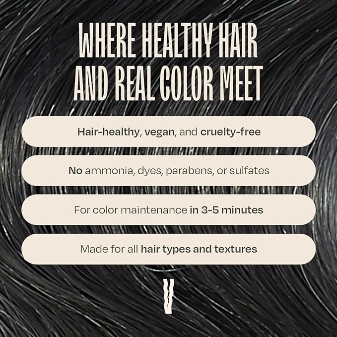 Overtone Daily Color Depositing Conditioner - 4.5oz Temporary Coloring Conditioner with Shea Butter & Coconut Oil - Refresh Color & Prevent Fading- Vegan & Cruelty-Free, Purple for Brown is Royal Plum