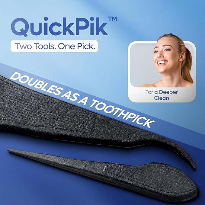 SmartLifeco Eco-Friendly Angled Dental Floss Picks (200ct) - Flossers Made With Straw Wheat Blend, Natural Whitening, Tooth Pick Stick For Adults, Vegan, Bamboo Charcoal Thread For Back Teeth & Molars