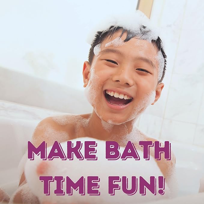 Dragon Bath Bombs for Kids with Surprise Toys Inside (6 Pack) - Large Bubble Bomb, Gentle and Safe, USA Made, Birthday Gift for Boys and Girls by Two Sisters