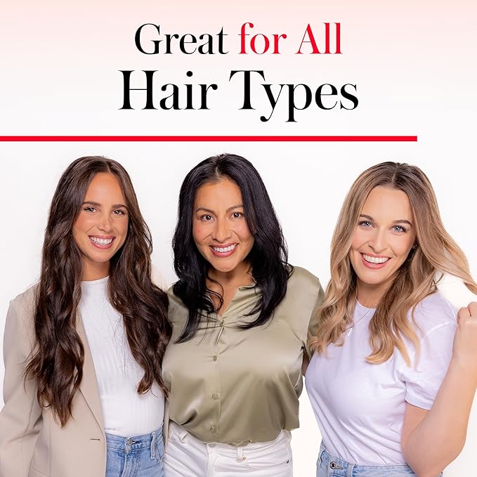 REVLON One-Step Hair Dryer and Styler, All-in-One Detangling and Straightener Brush for Salon-Quality Smooth, Straight Hair, More Shine and Less Frizz, Black