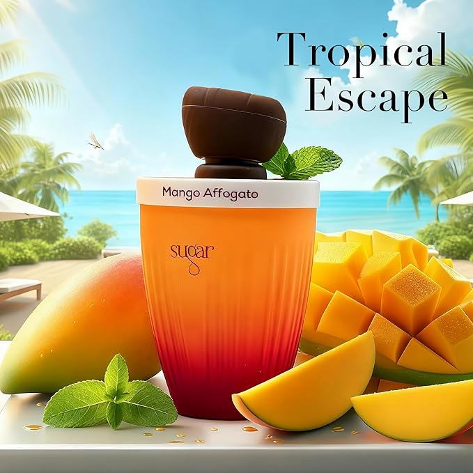 Long-Lasting Mango Affogato Eau de Parfum for Women - 100ml Original Cologne, Exotic Fruity Spicy Fragrances for Women