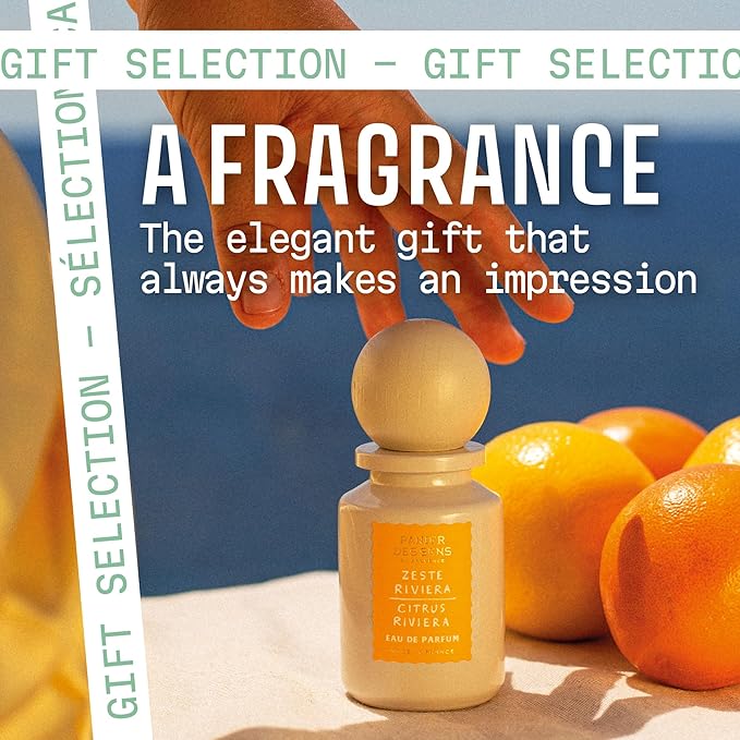 Panier des Sens - Citrus Riviera Women Perfume 1.7 Floz – Fresh, Citrus Perfume - Daily Luxury Women's Fragrances - Eau de Parfum Crafted in Grasse, France - Gifts for Her - Elegant Packaging