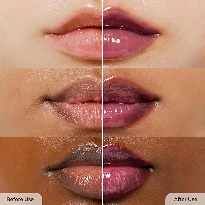 Laka Fruity Lip Glotioner, 10ml/0.33 fl.oz, Lip Gloss with High Shine Vivid Colors, Jelly tip for Hygienic & Easy Application, Plumping Conditioner, Vegan, K-Beauty (#710 Cherish)