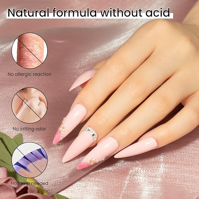 MAYCHAO Nail Prep Bond Primer, 15ML Acid free Nail Dehydrator for Acrylic and Gel Nail Polish, Fast Drying Superior Bonding Primer for Acrylic Powder Manicure Salon DIY at Home, 0.5 OZ