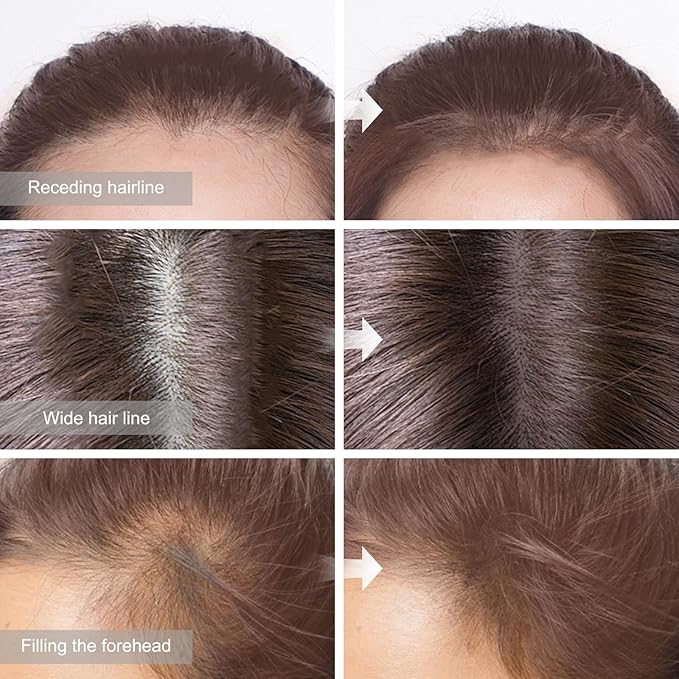 Root Touch Up Hair Color Shadow Powder, Gray Hair Cover Up Hairline Powder for Women, Double Head Cover Blond With Sponge & Brush, Waterproof Hairline Concealer