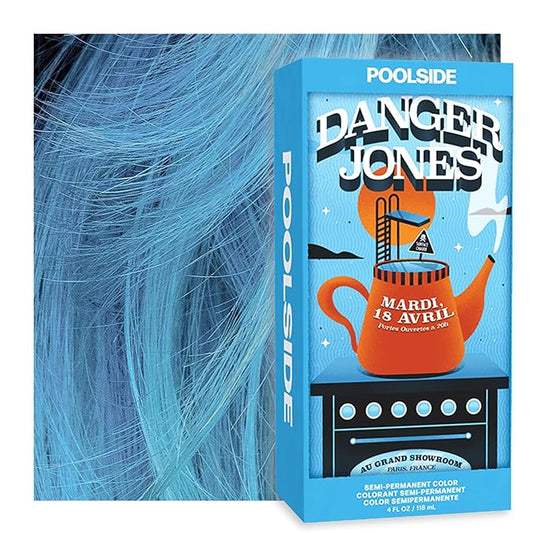 Danger Jones Semi-Permanent Hair Color (Poolside - Light Blue)