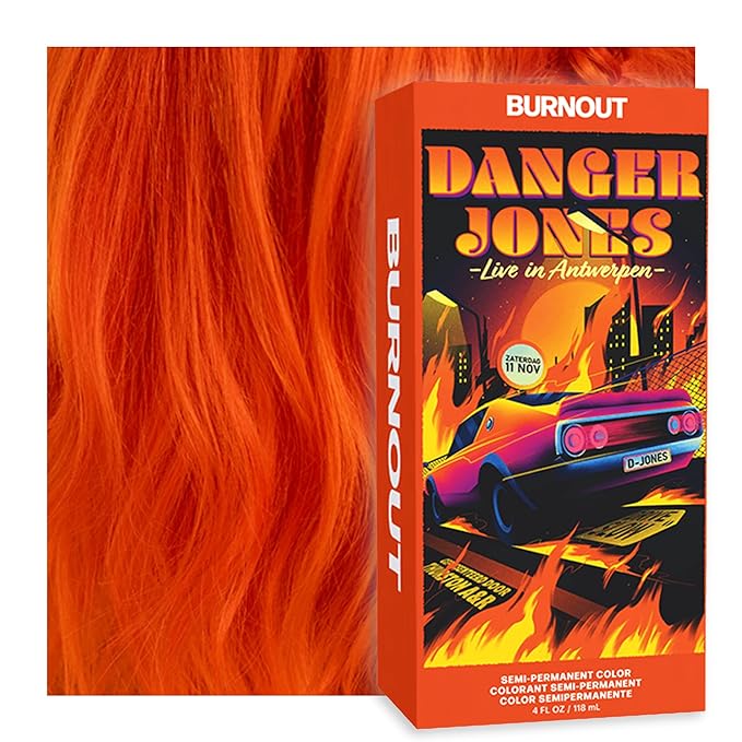 Danger Jones Semi-Permanent Hair Color (Burnout - Orange)