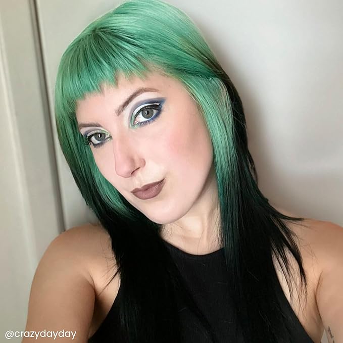 Arctic Fox Semi-Permanent Hair Dye, Vegan & Cruelty-Free, Pastel Mint Green, Conditioning, Ammonia-Free, Peroxide-Free, Non-Toxic, For All Hair Types, 8 fl oz, Pistachio Macaron