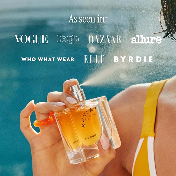 Skylar New Citrus Reverie Eau de Parfum-Hypoallergenic Clean Perfume for Women & Men, Vegan, Safe for Sensitive Skin-Fruity Floral Scents, Madarin, Orange, Pinapple-50mL /1.70 Fl Oz
