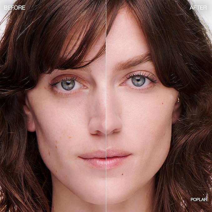 Ogee Complexion Perfecting Liquid Foundation - Lightweight Tinted Moisturizer For Face (Poplar 0.10C - Fair, White-Pink Undertones) - with Vitamin C & Jojoba Oil - Certified Organic & Made in USA