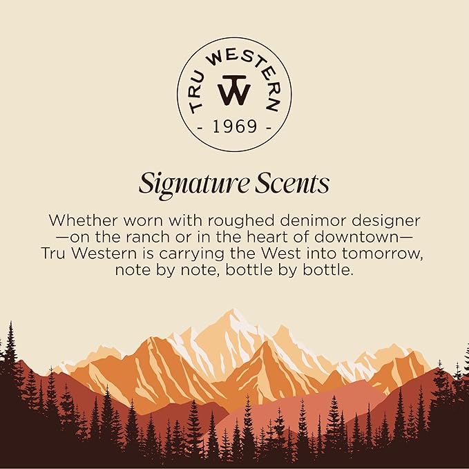 Tru Western PBR Black and Blue Men's Cologne, 3.4 fl oz (100 ml) - Crisp, Fresh, Spirited