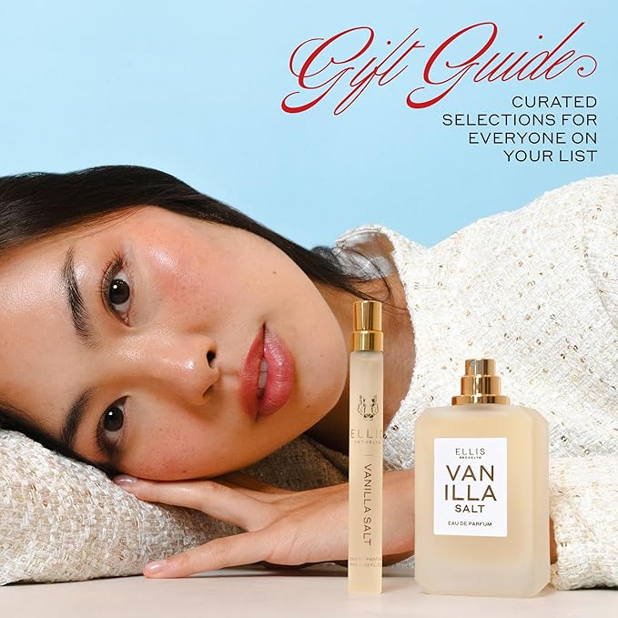 Ellis Brooklyn VANILLA SIN Hair And Body Fragrance Mist - Gourmand Perfume Mist with Black Cherry, Fresh Freesia, & Bourbon Vanilla, Vegan Perfume Made In The USA,100ml, 3.38 Fl Oz