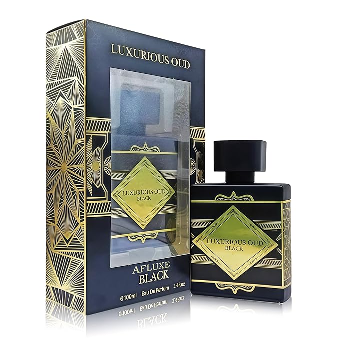 LUXURIOUS OUD BLACK Cologne For Men – Long-Lasting Woody Perfume Oil – Eau de Parfum – 100ml