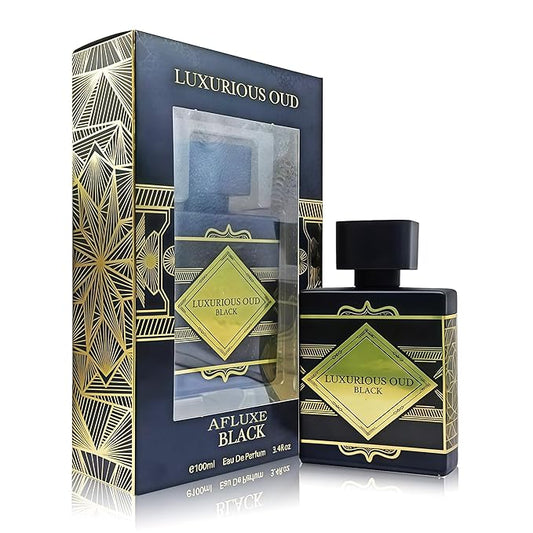 LUXURIOUS OUD BLACK Cologne For Men – Long-Lasting Woody Perfume Oil – Eau de Parfum – 100ml