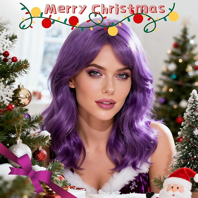 Acomler Purple Hair Spray Temporary, Washable Hair Color Spray for Kids Women, Temporary Purple Hair Dye, 4.06Oz One-Time Use Hair Color Wax Non-Sticky for Cosplay, Party, DIY, Halloween, Hair Makeup