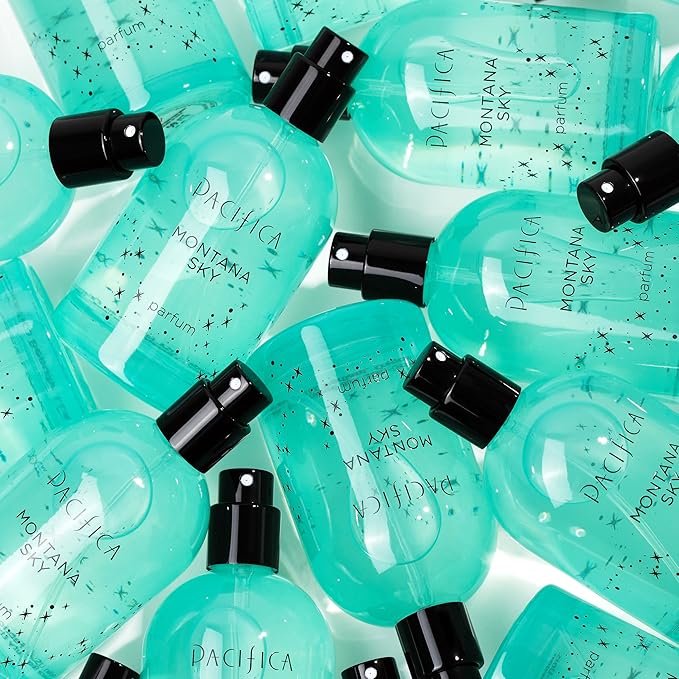 Pacifica Montana Sky Spray Perfume – Clean Vegan Fragrance for Women with Cedarwood & Sage – Grounding Earthy Woodsy Scent w/Cedarwood, Black Pepper, Sage, Cruelty-Free & Long-Lasting, 2 fl oz