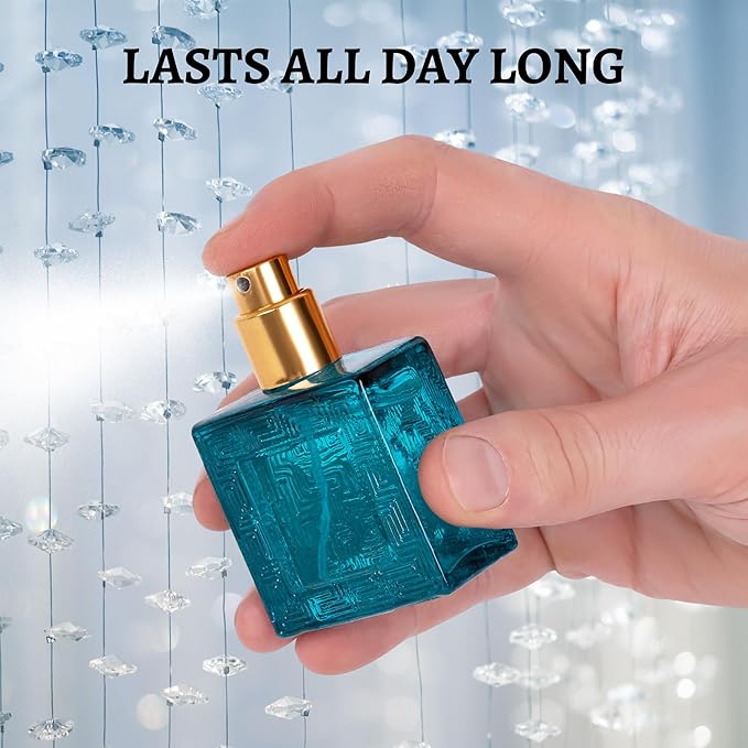 NovoGlow Verse Mini 4-Piece Fragrance Gift Set for Men - Aromatic, Floral, Oriental & Woody Notes - Individually Boxed - Travel Size - 25ml Eau De Parfum