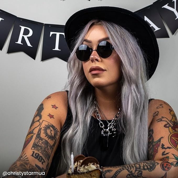 Arctic Fox Semi-Permanent Hair Dye, Vegan & Cruelty-Free, Pastel Silver Toner for Platinum Blonde, Conditioning Formula, Ammonia & Peroxide Free, STERLING, 8 Fl Oz (Pack of 2)