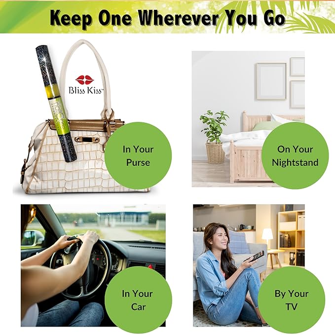 Cuticle Oil Pen for Nails - Nail Strengthener & Growth Serum for Damaged Nails, Hangnails w/Jojoba cuticle oil—Mixed Fragrances - Holographic Glitter Pens 4-Pack