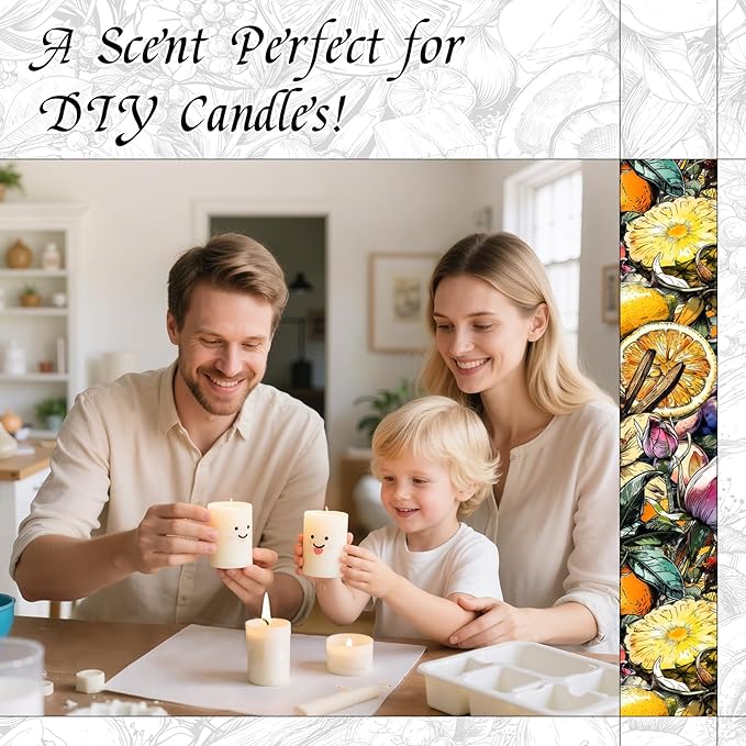 HIQILI Myrtle & Orange Blossom Fragrance Oil for Diffuser, Inspired by D.or Tera-Bella, Candle & Soap Making, Long-Lasting Citrus Floral Scent - 1 Fl Oz