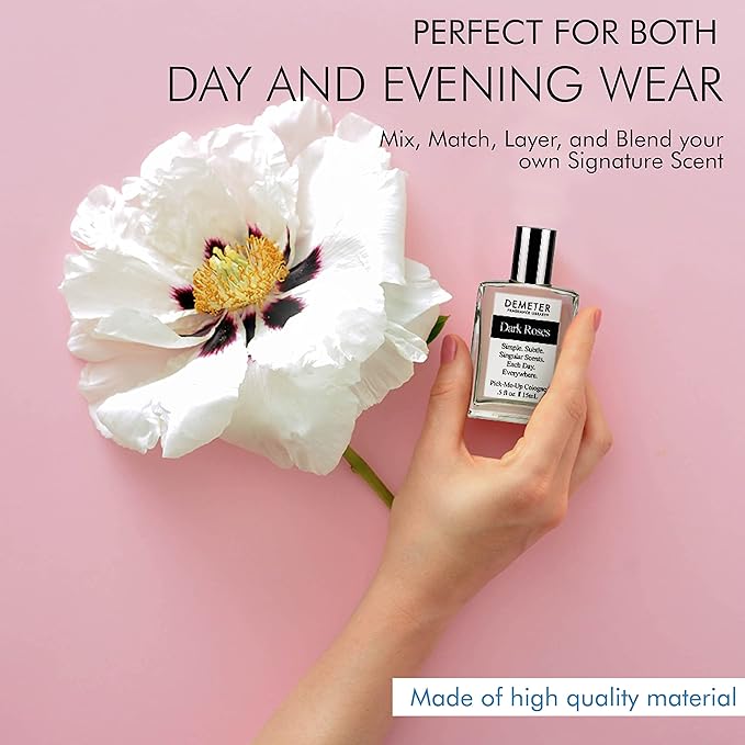 DEMETER Fragrance's Dark Flowers Humongous Miniature Set of 4 - Witching Hour - Dark Roses - Vampire Blooms - Transfixed - Perfume Sampler Set for Women