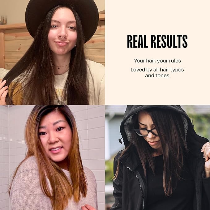 Overtone Daily Color Depositing Conditioner For All Hair Types: 4.5oz Temporary Coloring Conditioner w/Shea Butter & Coconut Oil - Refresh Color & Prevent Fading - Vegan & Cruelty-Free, Golden Brown