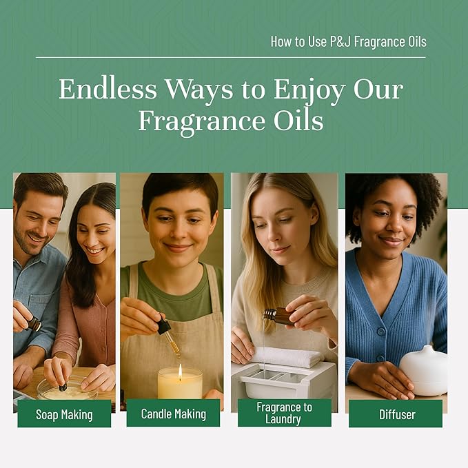 P&J Trading - Forest Pine Scented Oil 100ml - Fragrance Oil for Candle Making, Soap Making, Diffuser Oil