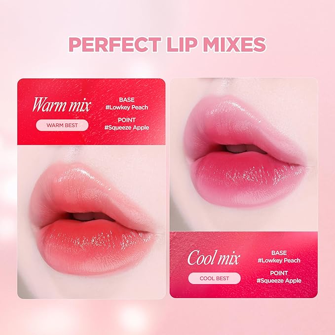 lilybyred Balming Dewy Tint | Korean Semi-Glow Lip Stain, Velvet to Soft Glow Texture, Sheer Buildable Color, Moisturizing & Lightweight, Natural Flush Look, Non-Sticky, 0.21 oz. (04 Romantic Berry)