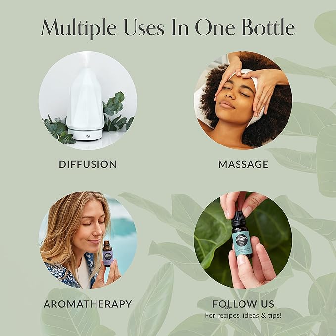 Edens Garden Essential Oils De-Stress 6 Set – 100% Pure Therapeutic Grade, Undiluted Aromatherapy Blends for Relaxation, Calming & Mood – Ideal for Diffusers, Home, Office & Self-Care, 10 ml/ 6 Pack