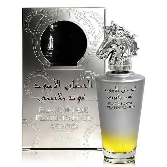 BLACK HORSE OUD Long-Lasting Cologne for Men | Fresh Citrus & Woody Scent | Eau de Toilette 100ml Spray | Day to Night Fragrance