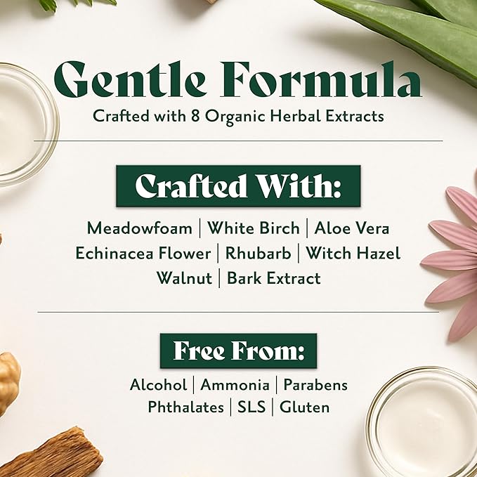 Herbatint Permanent Hair Dye - 7N Blonde - For Up To 100% Gray Coverage of Resistant Gray Hair - Ammonia-Free, Alcohol-Free & Vegan - Salon Influenced Hair Color 5.75 fl oz (2 Pack)