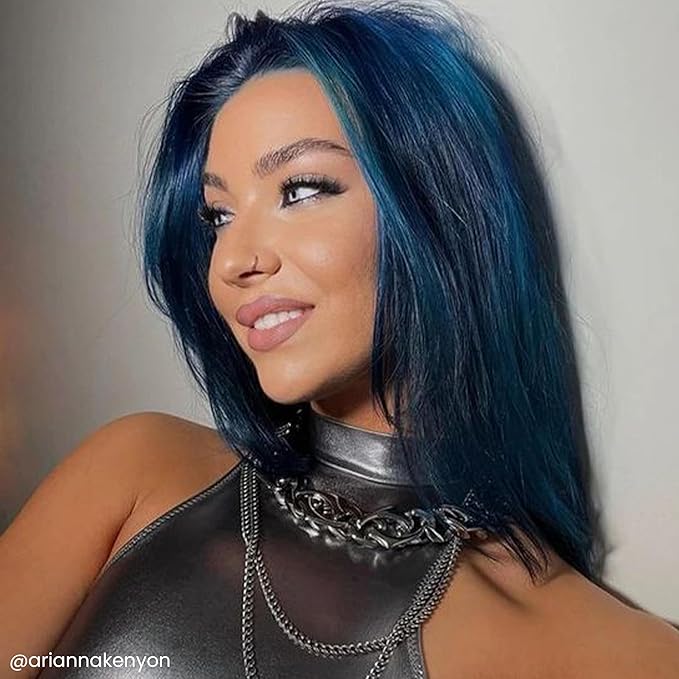 Arctic Fox Semi-Permanent Hair Dye, Vegan & Cruelty-Free, Conditioning, Ammonia-Free, Peroxide-Free, Blue Jean Baby, Long-Lasting Color, For All Hair Types, 4 fl oz (Pack of 2)