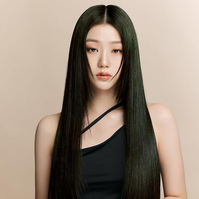 eZn Pudding Hair Dye Ammonia Free Semi-Permanent Self Hair Dye DIY Kit included contain Keratin Made in Korea Beauty (Dark Ash)