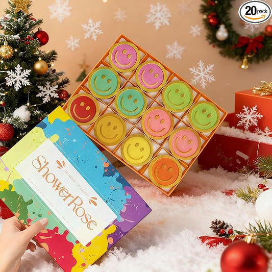 Shower Steamers Aromatherapy - Christmas Stocking Stuffers for Men, Birthday Gifts for Women, White Elephant, Relaxation, Self Care (15-Pack)