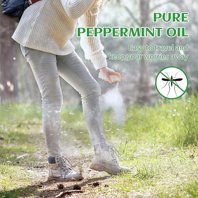 EVOKE OCCU Peppermint Oil 4 Fl Oz - for Spray Diffuser Aromatherapy Hair and Skin Care - Kitchen Garden Car - 100% Pure and Natural