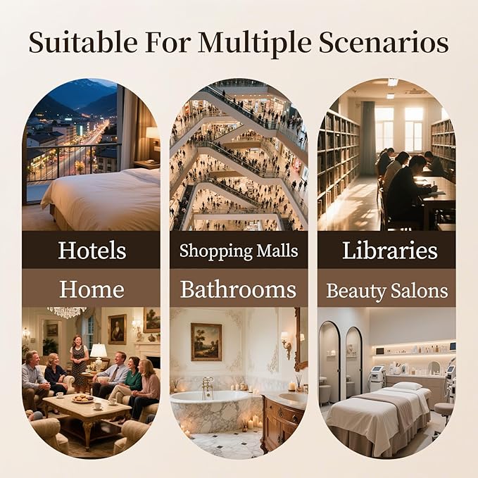 Hotel Style Scent Refill Long Lasting Essential Oil Works with Reed Diffuser,Luxury Aromatherapy Blend Best for Hotel Home Spa,500ml(16.9fl oz)