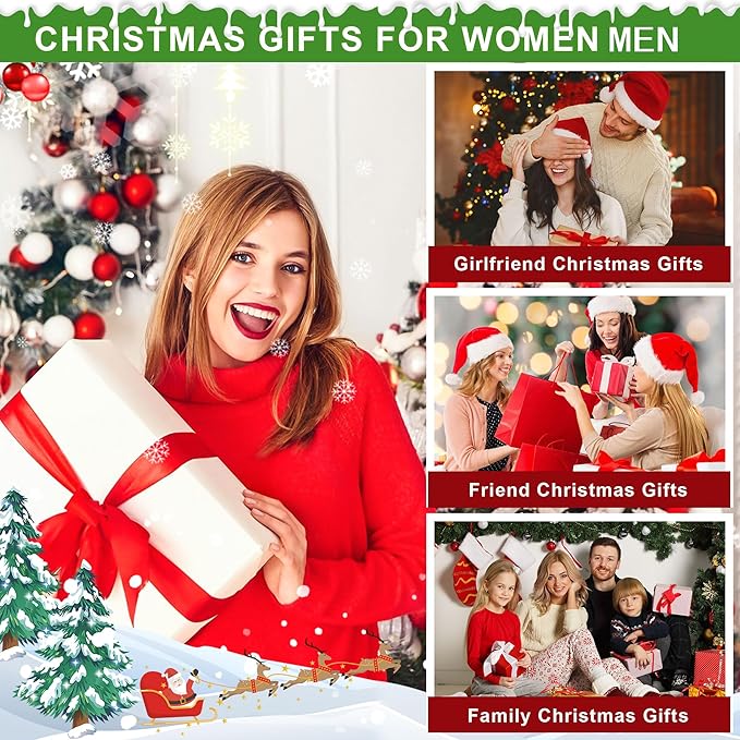 YOOLIFE Christmas Gifts for Men Women - Initial Black Toiletry Bag Makeup Bag | Travel Toiletry Bags for Women Men Friend Mom Birthday Gifts, Travel Essentials Makeup Toiletries M Black