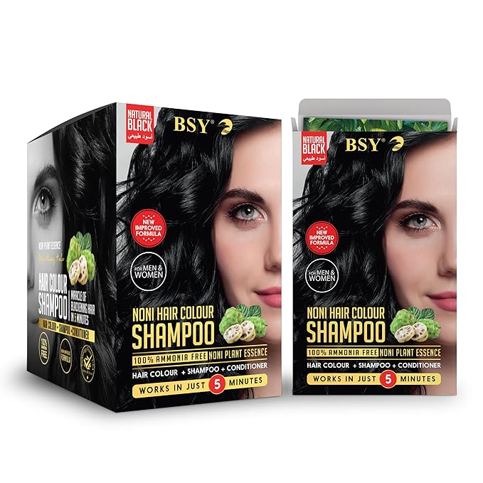 Shampoo - Natural 5 Mins Ammonia-Free Shampoo Hair Color, Permanent Hair Dye, 20x0.67 Fl Oz