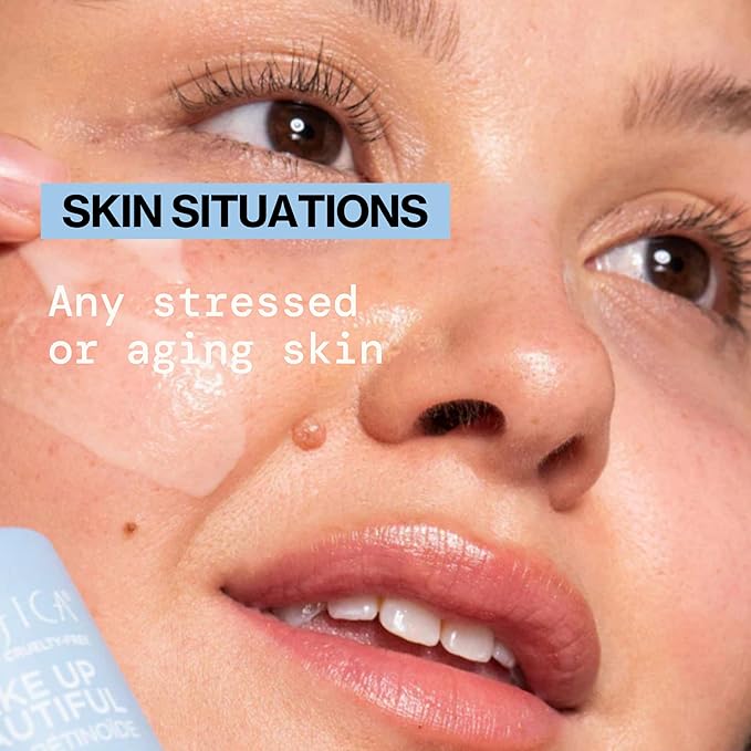 Pacifica Retinol Serum for Face - Wake Up Beautiful Retinoid Night Face Serum - Anti-Aging Skin Care & Skin Brightening - Retinol, Collagen & Antioxidants Vegan & Cruelty-Free Dermatologist Tested