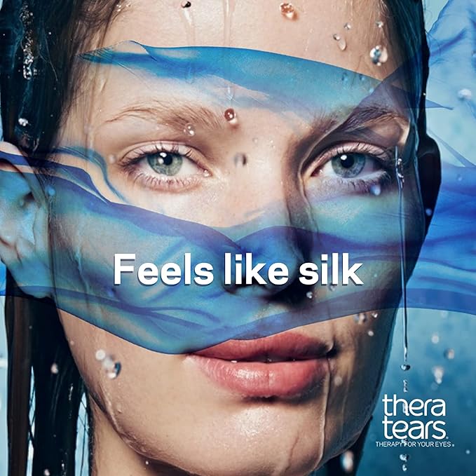 TheraTears Dry Eye Therapy Lubricating Eye Drops for Dry Eyes, Preservative Free Eye Drops, 30 Single-Use Vials & Dry Eye Therapy Eye Drops for Dry Eyes, 1.0 Fl Oz